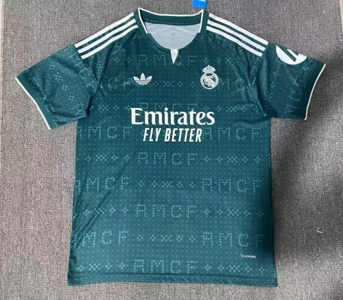 Fan Version 2026-2027 Real Madrid Away Green Soccer Jersey Real Football Shirt