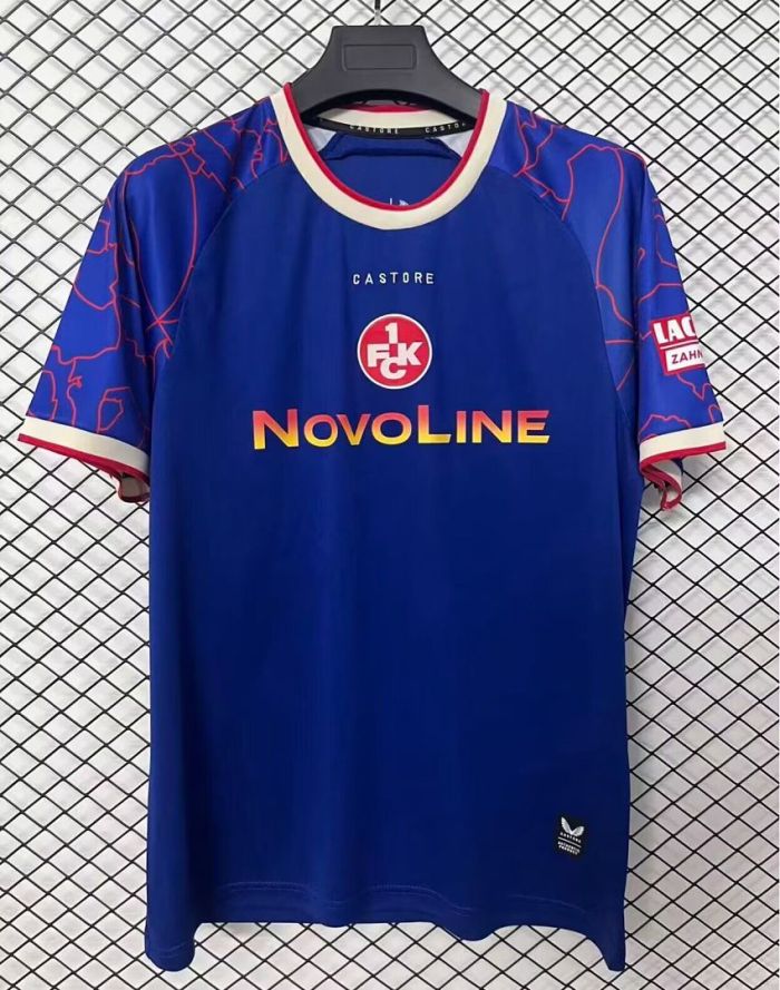 Fan Version 2026-2027 1. FC Kaiserslautern Away Blue Soccer Jersey Football Shirt