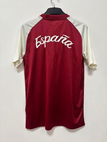 with 2 Stars Fan Version 2026 Spain Red Soccer Training Jersey España Camisetas de Futbol