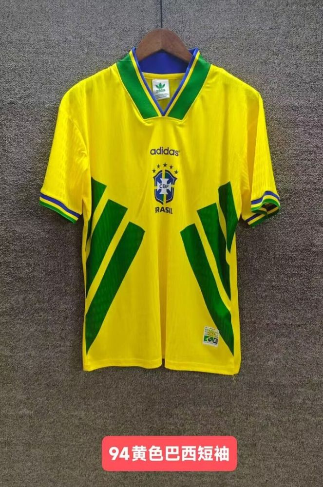 Retro Jersey 1994 Brazil Originals Shirts Soccer Jersey Vintage Brasil Camisetas de Futbol