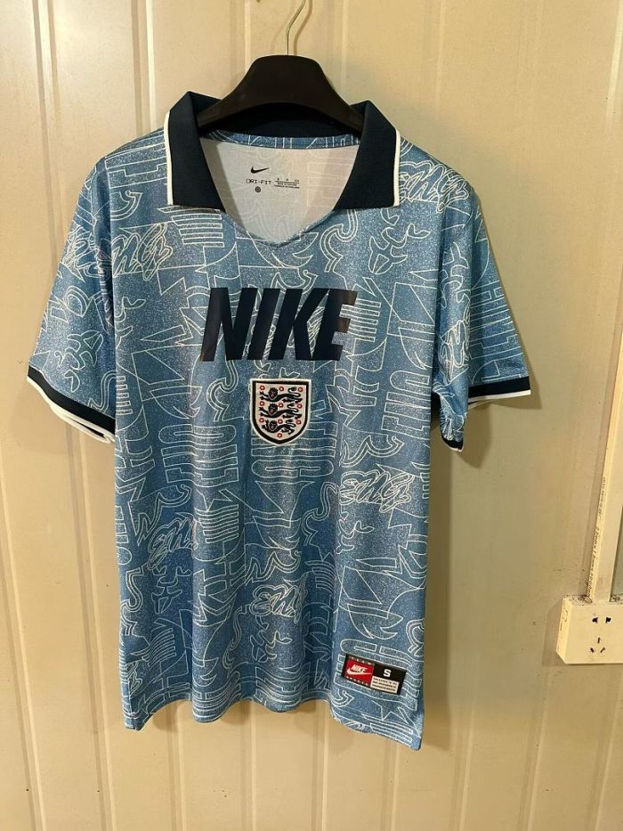Fan Version 2026 England Blue Special Edition Soccer Training Jersey Football Shirt