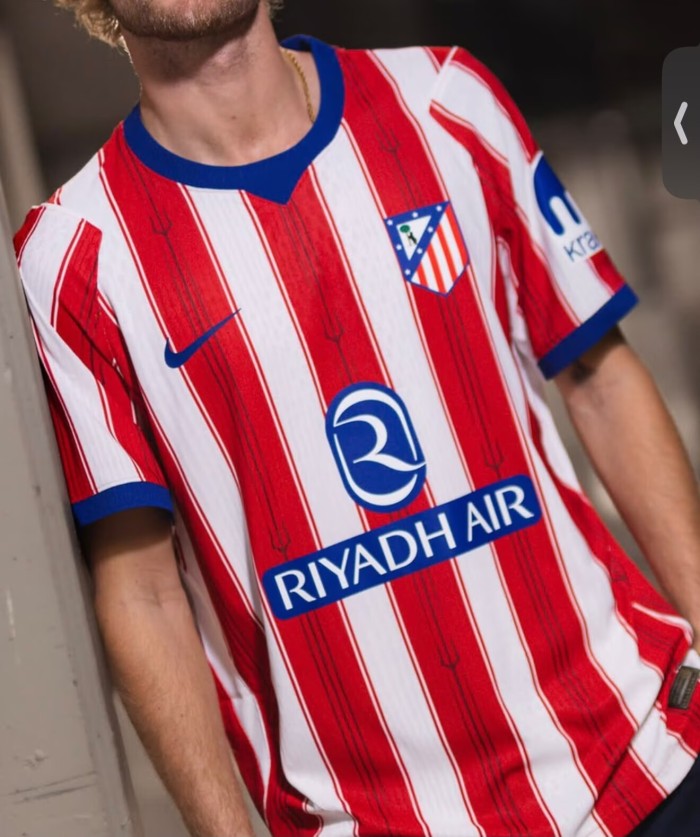 Player Version 2026-2027 Atletico Madrid KANGIN 7 Home Soccer Jersey Atlético Madrid Football Shirt