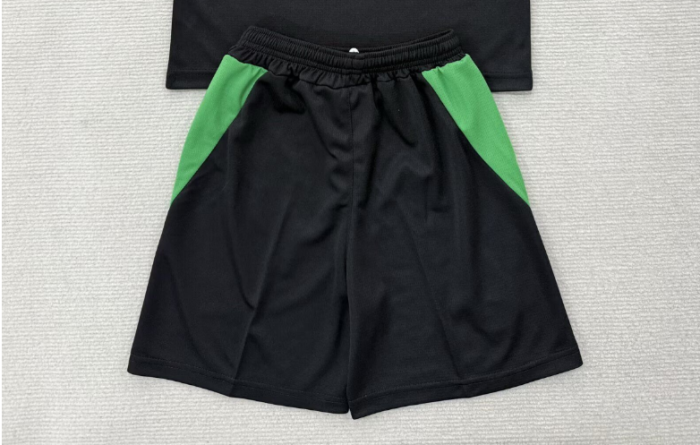 Fan Version 2026-2027 Borussia Mönchengladbach Away Black Soccer Shorts Football Shorts