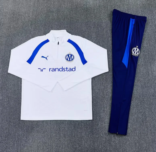 2026-2027 Inter Milan White Soccer Training Sweater and Pants Football Kit