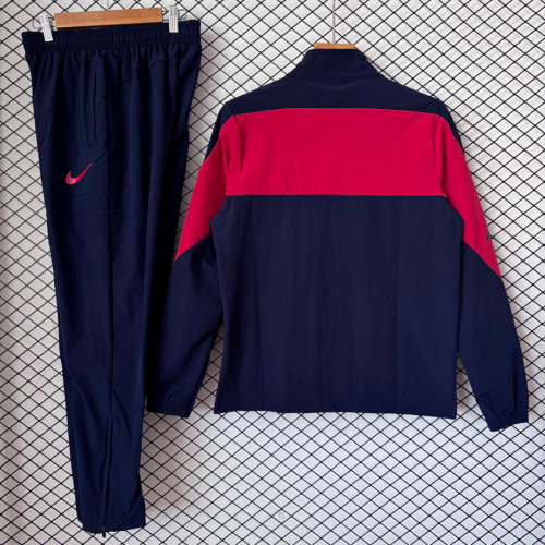 2026-2027 PSG Blue/Red Soccer Tracksuit Jacket Football Jacket and Pants