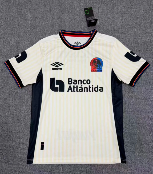 Fan Version 2025-2026 Club Deportivo Olimpia Third Away Football Shirt Soccer Jersey