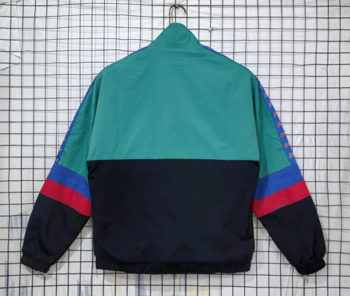 Retro Jacket 1995-1997 Barcelona Colorful Soccer Windbreaker Jacket Football Jacket