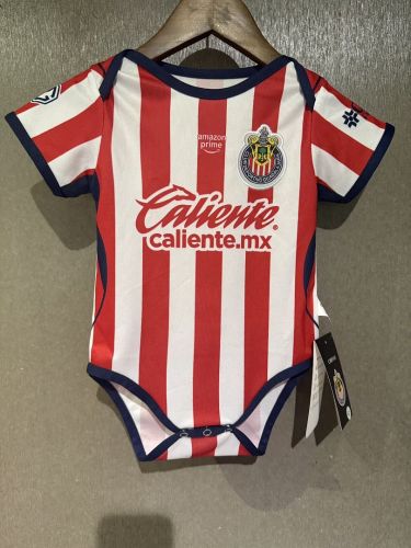Baby Cloth 2026-2027 Chivas Home Soccer Jersey Baby Onesies