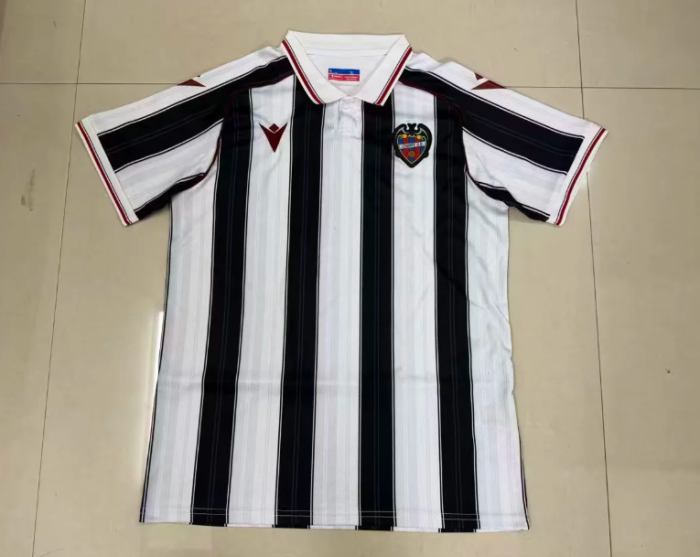 with LALIGA Patch Fan Version 2026-2027 Levante Home Soccer Jersey Football Shirt