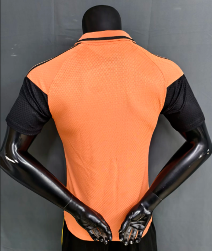 Player Version 2026-2027 Arsenal Orange/Black Soccer Polo Football Shirt