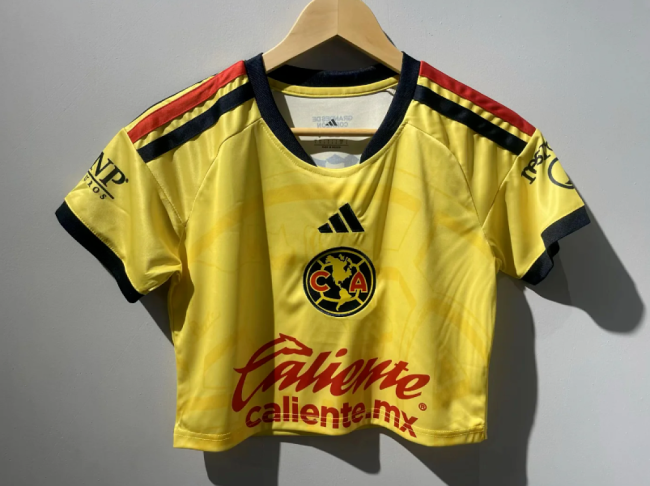 Women 2026-2027 Club America Home Crop Soccer Shirt Girl Football Jersey