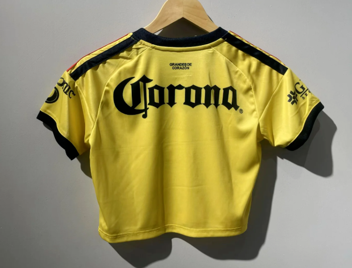 Women 2026-2027 Club America Home Crop Soccer Shirt Girl Football Jersey