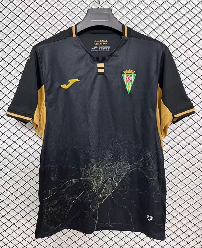 Fan Version 2026-2027 Córdoba Away Black Soccer Jersey Cordoba Football Shirt