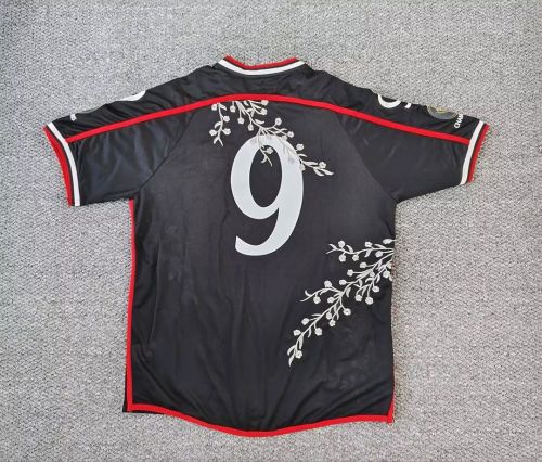 Fan Version 2026-2027 Real Madrid X Superme 9 Soccer Jersey Black Real Football Shirt