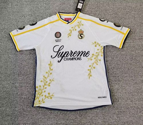 Fan Version 2026-2027 Real Madrid X Superme 9 Soccer Jersey White Real Football Shirt
