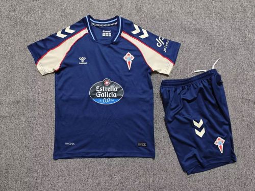 Youth Uniform Kids Kit 2026-2027 Celta Away Soccer Jersey Shorts Child Football Set