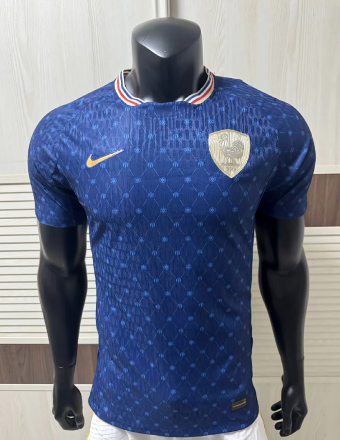 Player Version 2026 France Blue Soccer Jersey Football Shirt