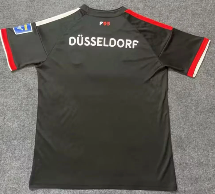 Fan Version 2026-2027 Fortuna Düsseldorf Away Black Soccer Jersey Football Shirt