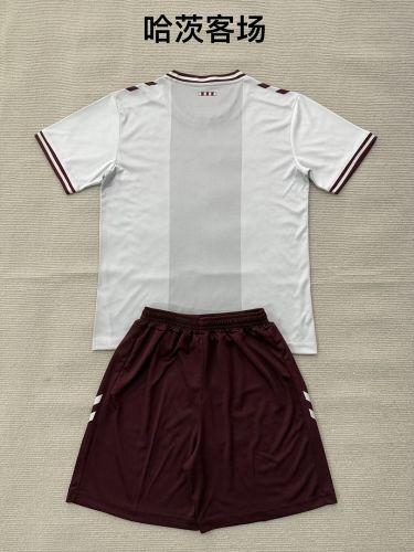 Youth Uniform Kids Kit 2026-2027 Heart of Midlothian Away White Soccer Jersey Shorts Child Football Set