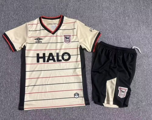 Youth Uniform Kids Kit 2026-2027 Ipswich Town Away Soccer Jersey Shorts Child Football Set
