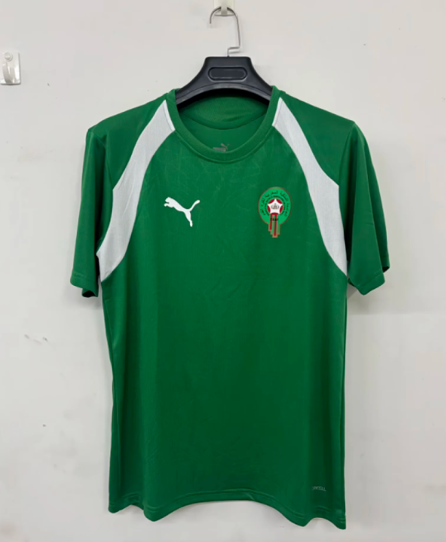Fan Version 2026 Morocco Green Soccer Training Jersey Football Shirt