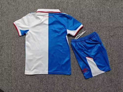 Youth Uniform Kids Kit 2026-2027 Blackburn Home Soccer Jersey Shorts Child Football Set