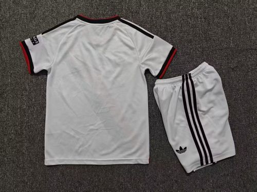 Youth Uniform Kids Kit 2026-2027 Sheffield United Away White Soccer Jersey Shorts Child Football Set