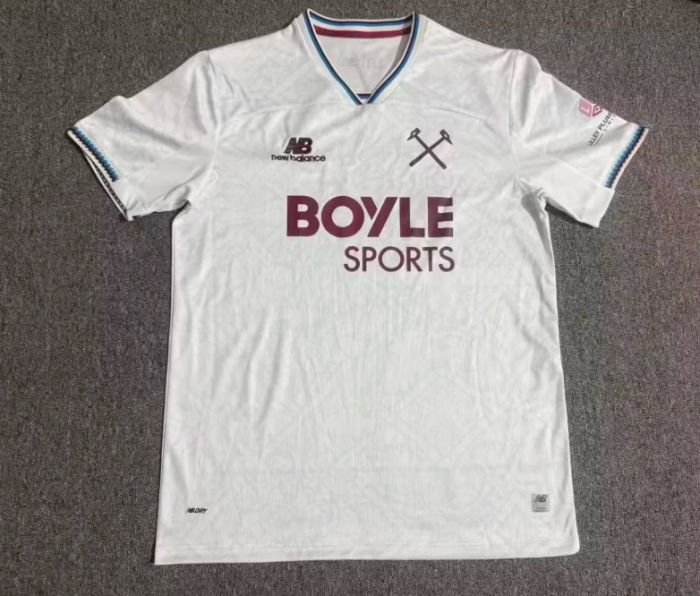 Fan Version 2026-2027 West Ham United Away White Soccer Jersey Football Shirt