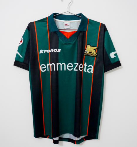 with Seire A Patch Retro Jersey 1999-2000 Venezia Home Soccer Jersey Vintage Football Shirt