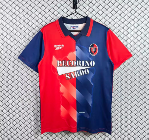 Retro Jersey 1996-1997 Cagliari Home Soccer Jersey Vintage Football Shirt
