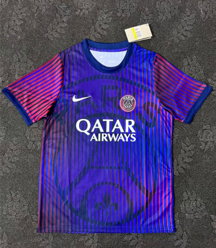 Fan Version 2026-2027 PSG Purple/Blue Soccer Jersey Paris Football Maillot