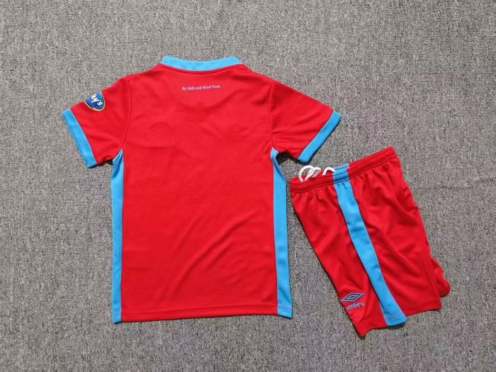 Youth Uniform Kids Kit 2026-2027 Blackburn Away Soccer Jersey Shorts Child Football Set