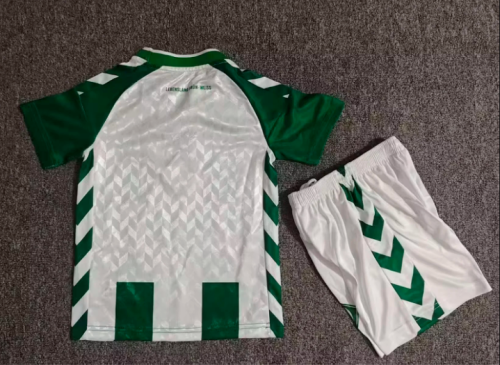 Youth Uniform Kids Kit 2026-2027 Wender Bremen Home Soccer Jersey Shorts Child Football Set