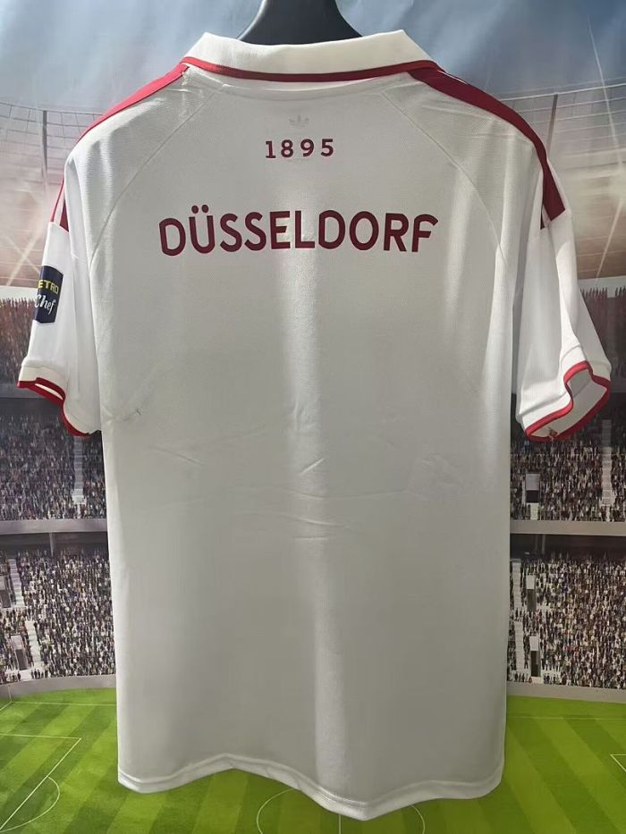 Fan Version 2026-2027 Fortuna Düsseldorf Third Away White Soccer Jersey Football Shirt