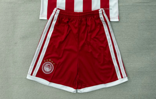 Fan Version 2026-2027 Olympiacos Home Soccer Shorts Football Shorts