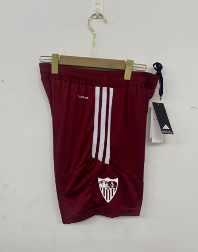 Fan Version 2026-2027 Sevilla Red Soccer Training Shorts Football Shorts