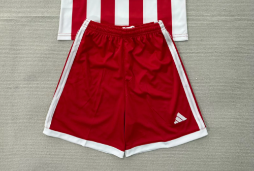 Fan Version 2026-2027 Olympiacos Home Soccer Shorts Football Shorts