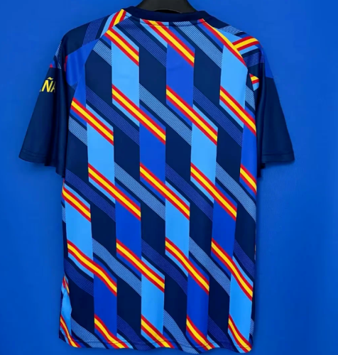 with 2 Stars Fan Version 2026 Spain Colorful Soccer Pre-match Jersey España Camisetas de Futbol