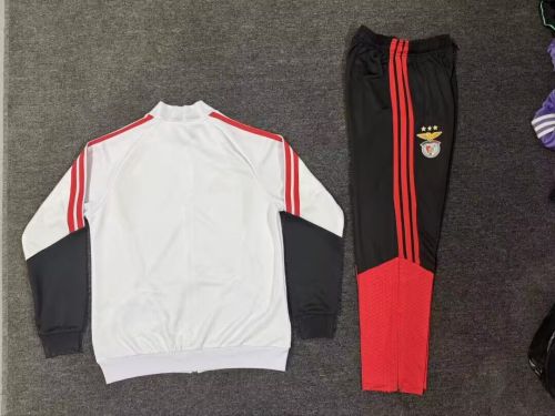 2026-2027 Benfica White Soccer Tracksuit Jacket Football Jacket and Pants