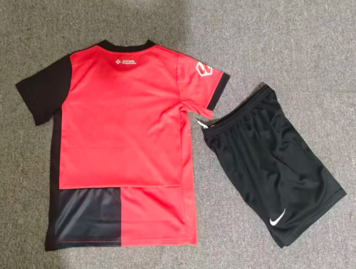 with LALIGA Patch Youth Uniform Kids Kit 2026-2027 Mallorca Home Soccer Jersey Shorts Child Football Set