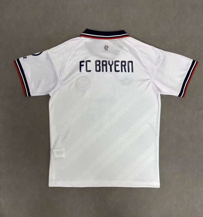 with Allianz Logo Fan Version 2026-2027 Bayern Munich Away White Soccer Jersey Bayern Munchen Football Shirt