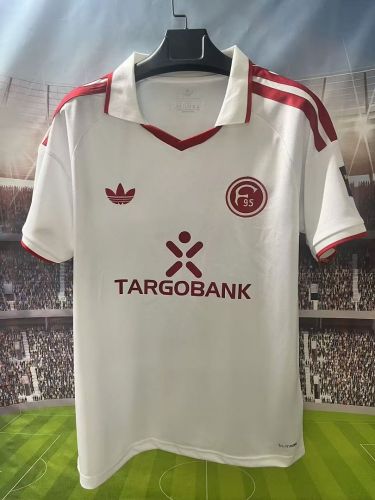 Fan Version 2026-2027 Fortuna Düsseldorf Third Away White Soccer Jersey Football Shirt