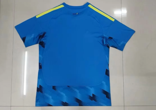 with 2 Stars Fan Version 2026 Spain Blue Goalkeeper Soccer Jersey España Camisetas de Futbol
