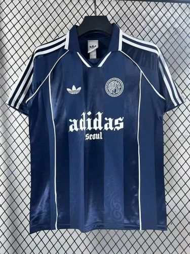 Fan Version 2026-2027 AD Dark Blue Soccer Jersey Football T-Shirt