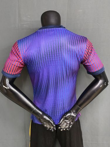 Player Version 2025-2026 PSG Purple Soccer Pre-match Jersey Paris Football Shirt
