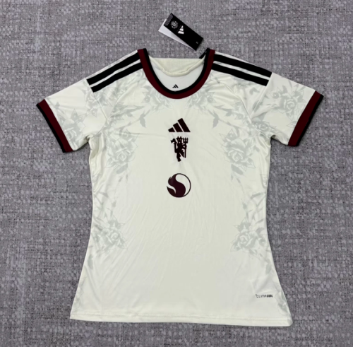 Women 2026-2027 Manchester United Third Away White Soccer Jersey Girl Football Shirt