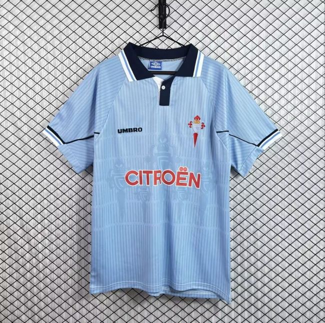 Retro Jersey 1997-1998 Celta de Vigo Home Soccer Jersey Vintage Football Shirt