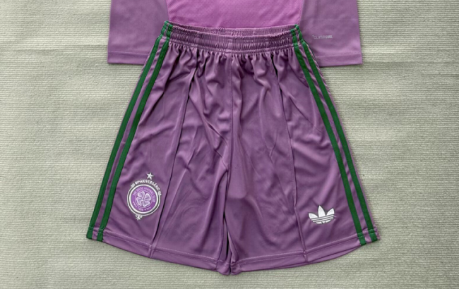 Fan Version 2026-2027 Celtic Purple Goalkeeper Soccer Shorts Football Shorts