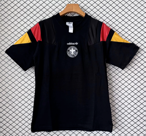Fan Version 2026 Germany Black Cotton Soccer Jersey Football Shirt
