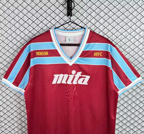 Retro Jersey 1985-1987 Aston Villa Home Soccer Jersey Vintage Football Shirt